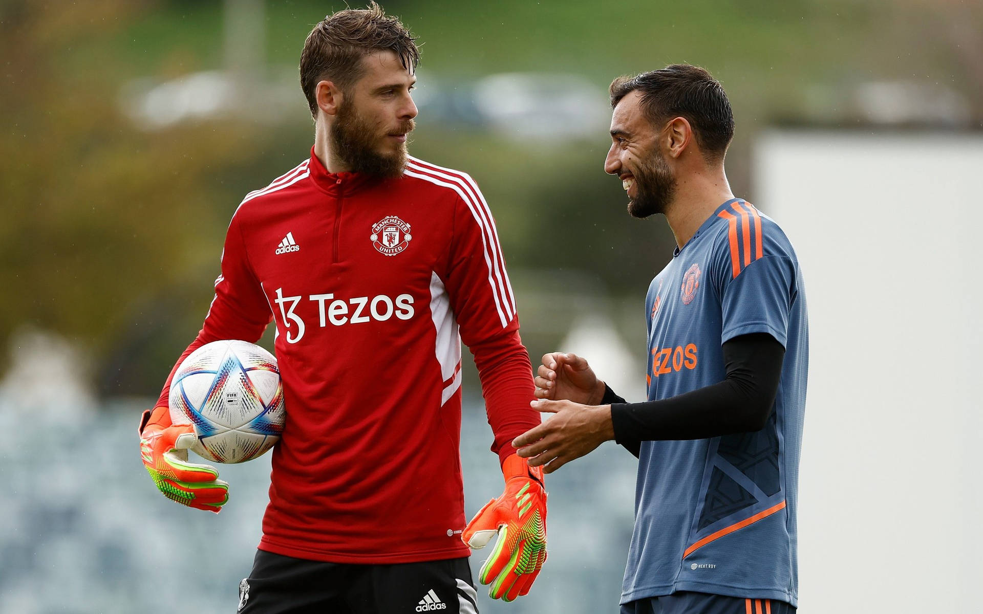 David de Gea sends hilarious message to Bruno Fernandes following 250 games