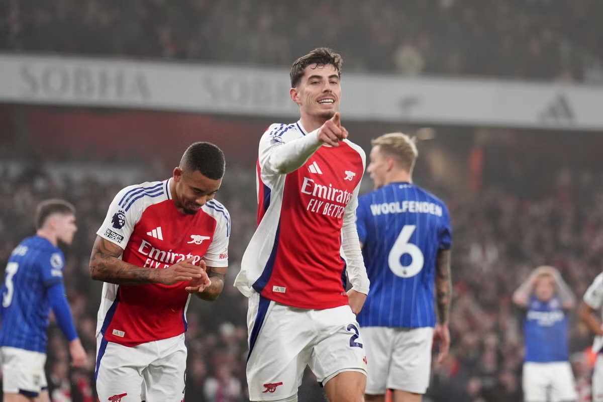 Kai Havertz shares message following Ipswich Town win