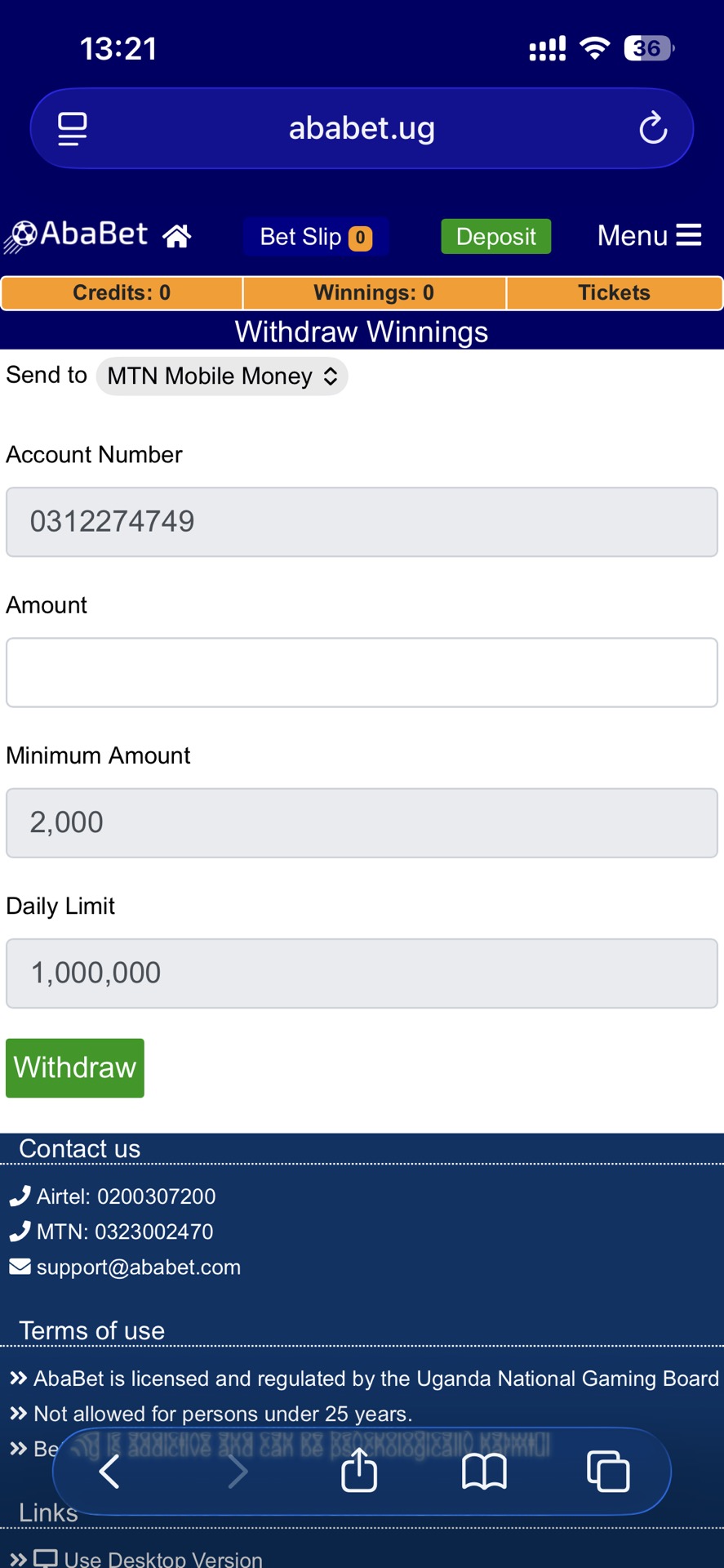 How to Cash Out Money from Your AbaBet Uganda Account?