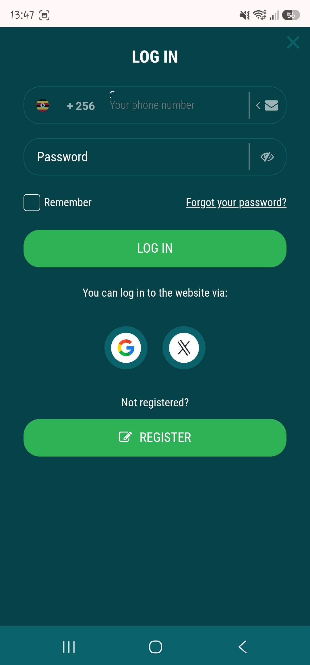 How to Login to 22Bet UG Account