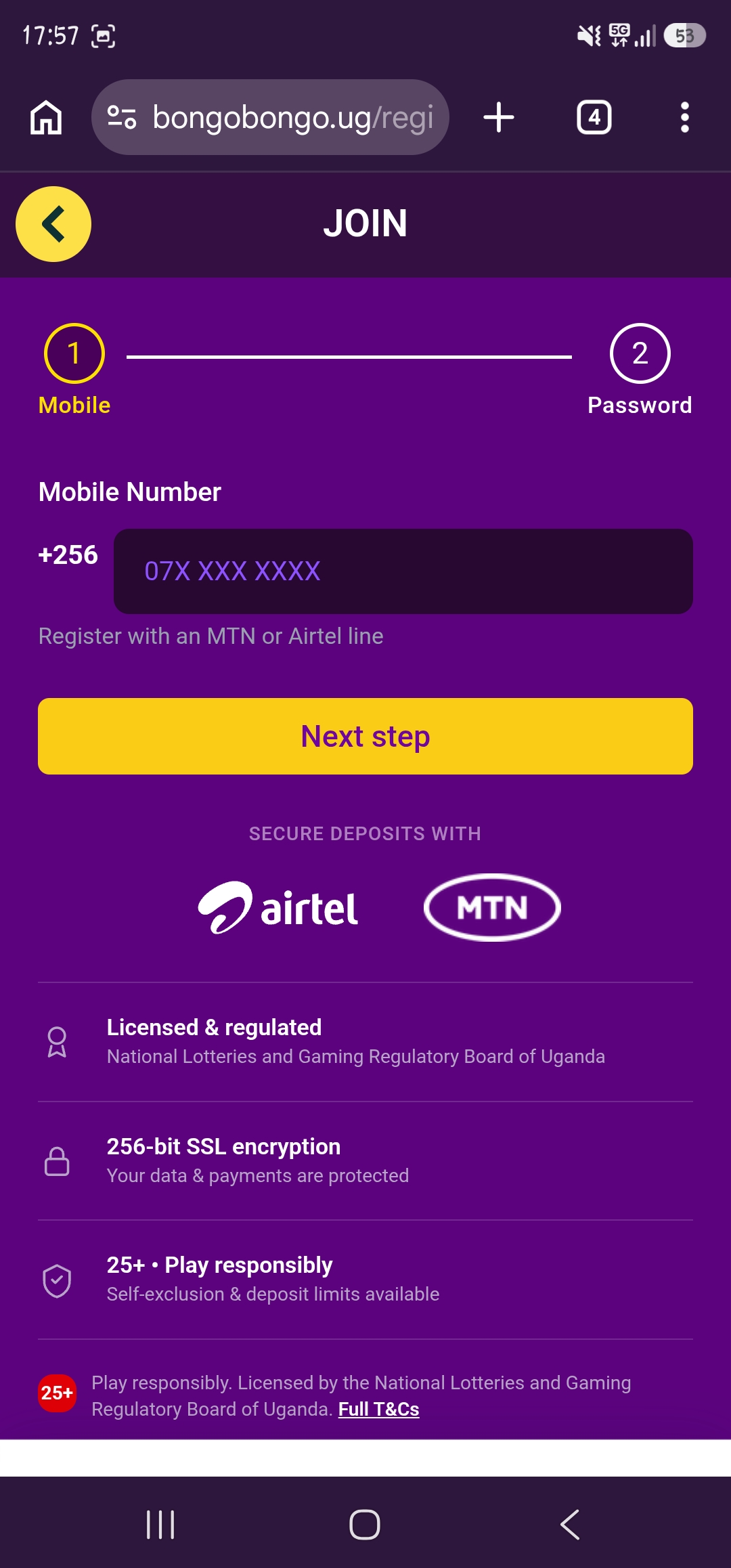 BongoBongo Registration in Uganda